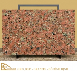 ĐÁ GRANITE ĐỎ BÌNH ĐỊNH