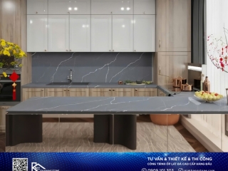 Mặt bếp đá hoa cương có dễ vệ sinh không?