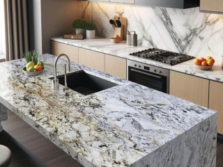 Địa chỉ thi công bàn bếp đá hoa cương Vũng Tàu bền đẹp giá tốt