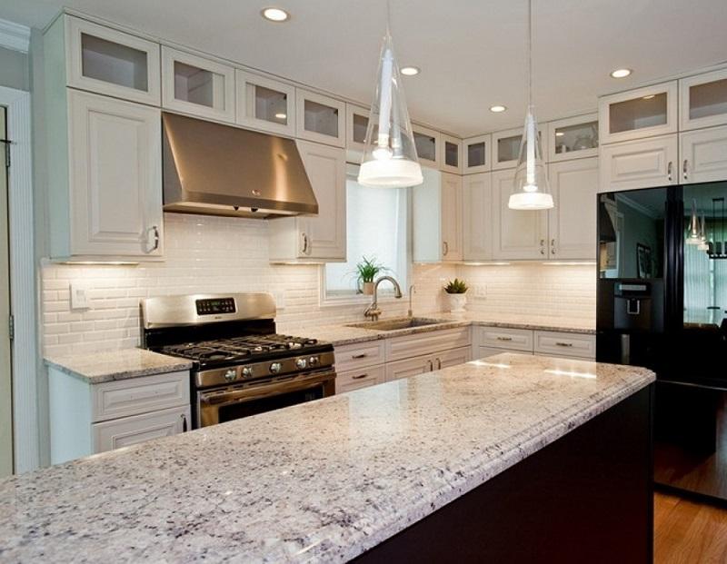 Thi công bàn bếp đá hoa cương Vũng Tàu